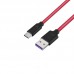 USB кабель Hoco X11 Fast Charging USB Type-C 5A Red 1m