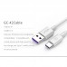 USB кабель Golf GC-42t High Speed Type-C 5A White 1m
