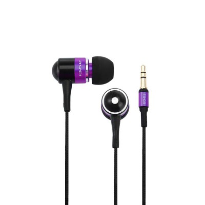 Наушники MP3 AWEI ES-Q3 Violet