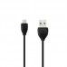 USB кабель Remax (OR) Lesu RC-050m microUSB Black 1m