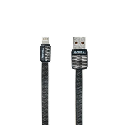 USB кабель Remax RC-044i Platinum iPhone 5/6 Black 1m