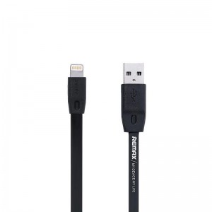 USB Cable Remax (OR) Full Speed RC-001i iPhone 6 Black 1m (5-010)