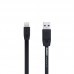 USB кабель Remax (OR) Full Speed RC-001i iPhone 6 Black 1m (5-010)